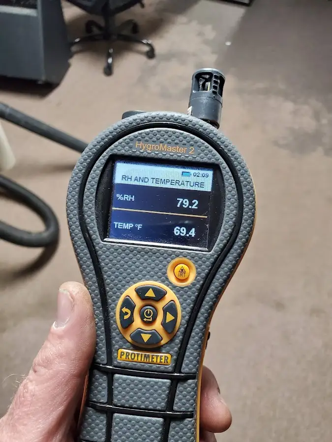 Moisture meter humidity assessment for Fire & Smoke Damage Restoration in Kenai